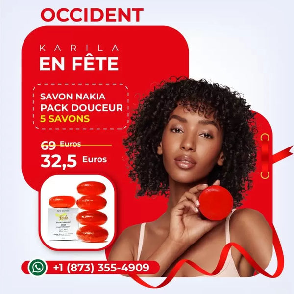 Pack Douceur (5 savons Nakia)