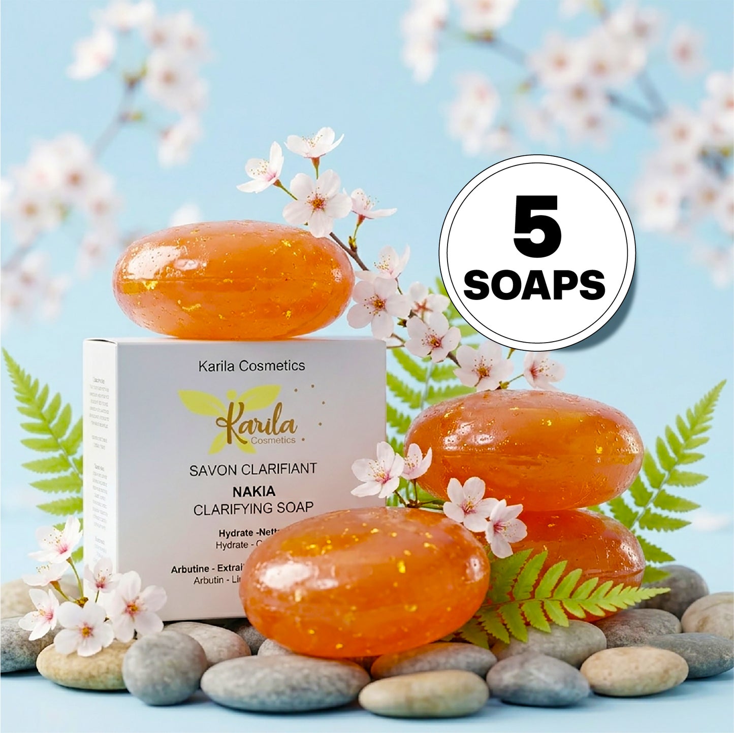 Gentle Pack (5 Nakia Soaps)