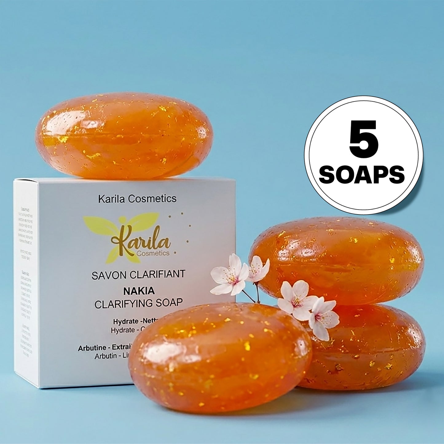 Gentle Pack (5 Nakia Soaps)